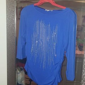 Pretty sparkly blue top